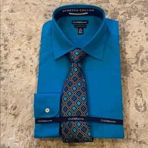 Men’s Dress Shirt & Tie (Never Worn)